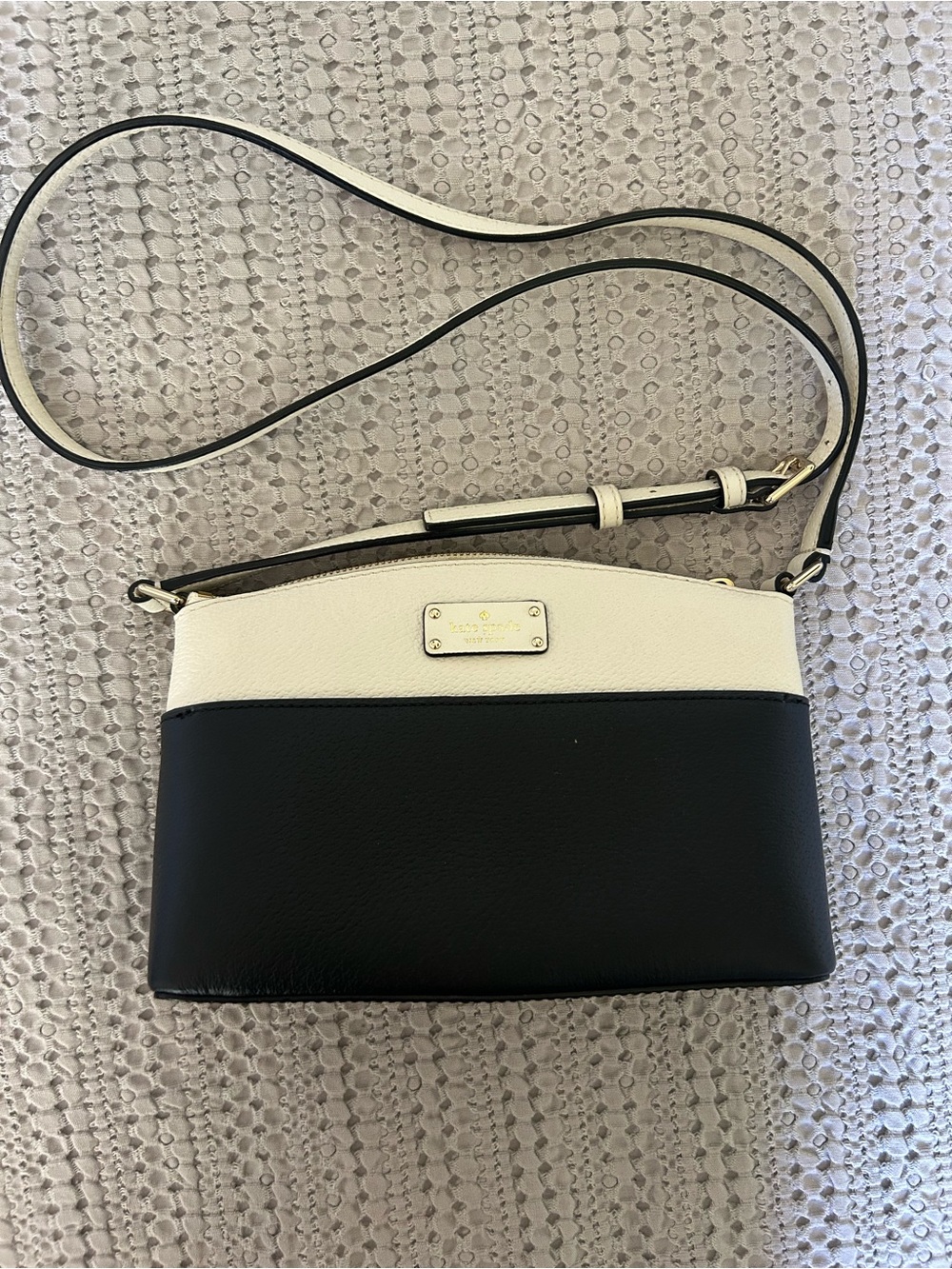 Kate Spade Two-Tone Black and White Crossbody Bag